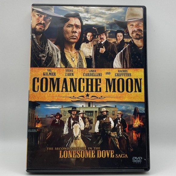 Other - Comanche Moon DVD Lonesome Dove Saga Starring Val Kilmer Steve Zahn Excellent